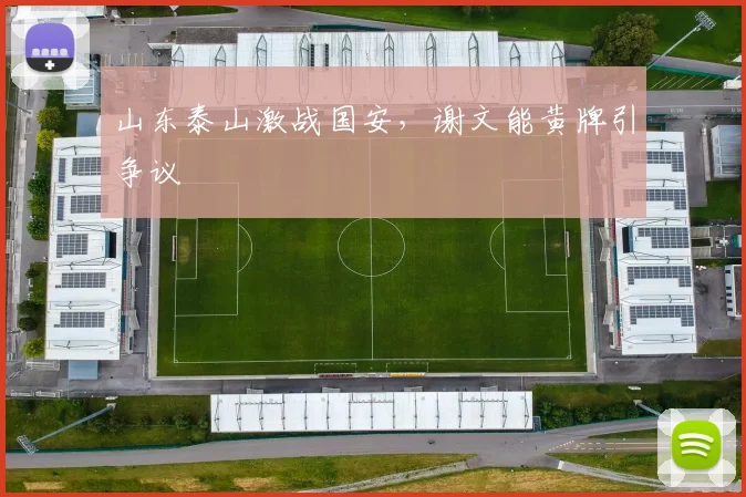 山东泰山激战国安，谢文能黄牌引争议